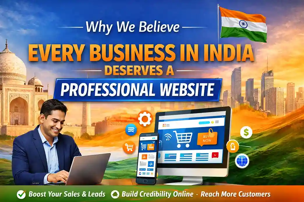 Why every business in India deserves a professional website — web development company Kolkata, Infinite Option
