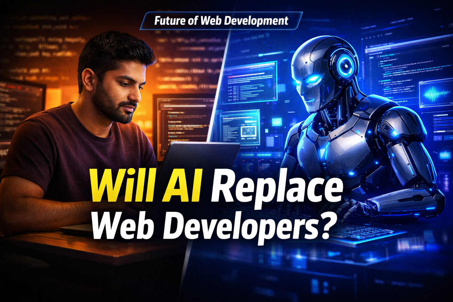 Will AI replace web developers — future of web development and artificial intelligence impact on coding careers in 2026