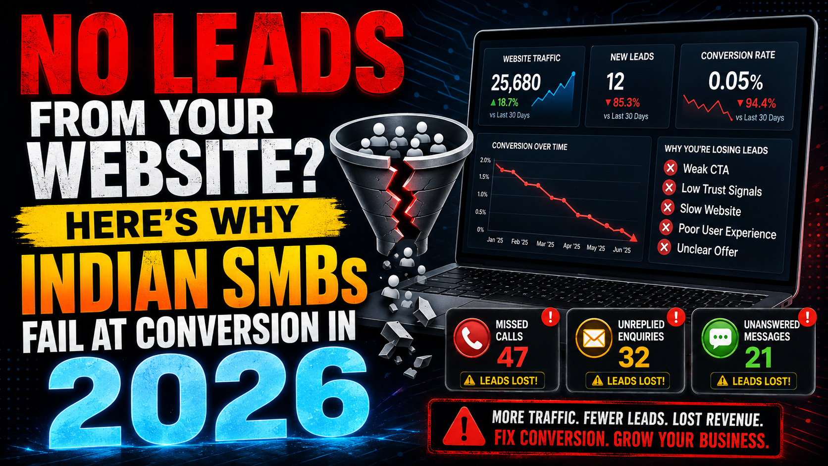 Website Not Converting Leads? Why Indian SMBs Fail