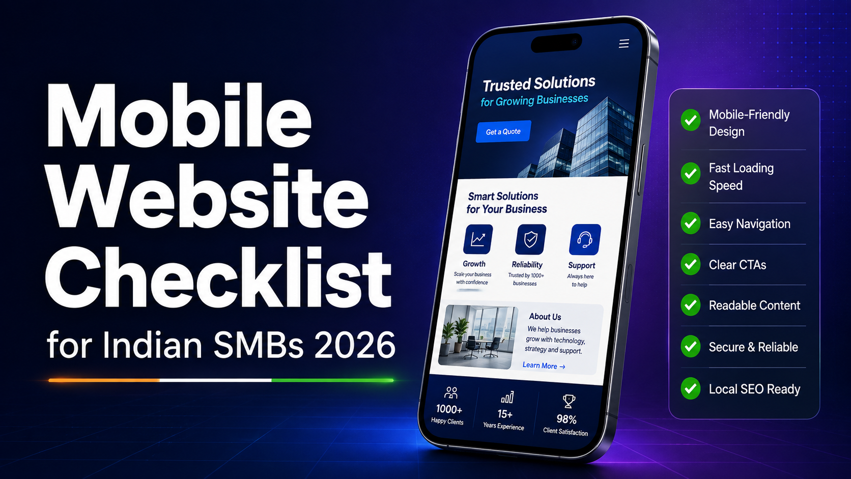 Mobile Website Checklist for Indian SMBs 2026
