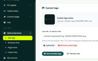 Custom Branded Admin Panel