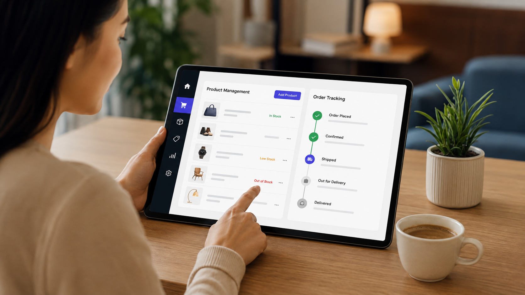 Ecommerce store website with product management and payment gateway