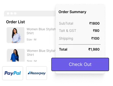 Simple checkout process