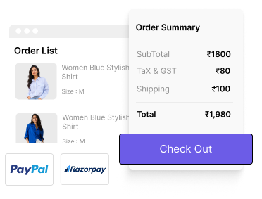 Simple checkout process