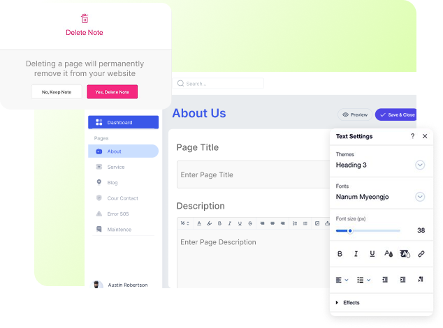 Dynamic CMS Website Development