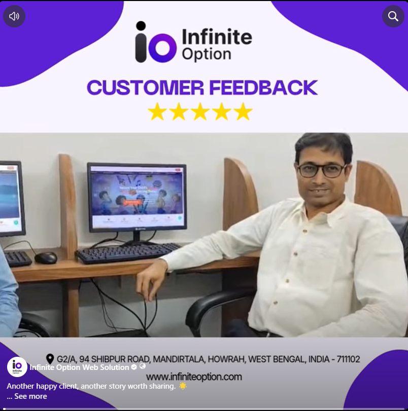 Thumbnail of the second client video review, posted as a Facebook reel