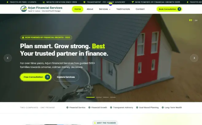 Rajesh Srivastava skill-development institute website by Infinite Option